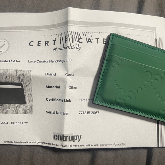 Gucci Rubber Effect Card Holder - Picture 8 of 8